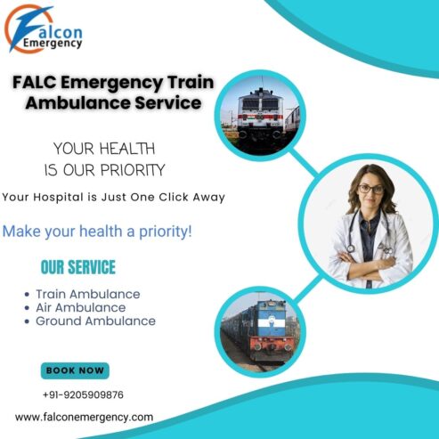 FALC Train Ambulance in Raipur- Advanced Medical Support on the Go