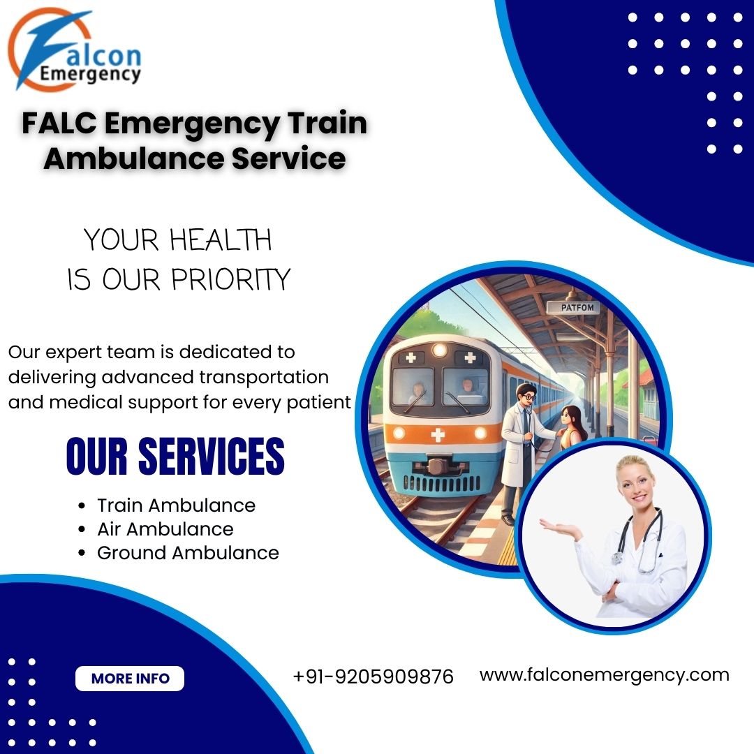 Choose FALC Emergency Train Ambulance for Skilled Transportation in Bhopal