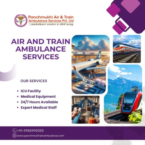 Use the Most Reliable Air Ambulance Service by Panchmukhi with Medical Assistance in Varanasi