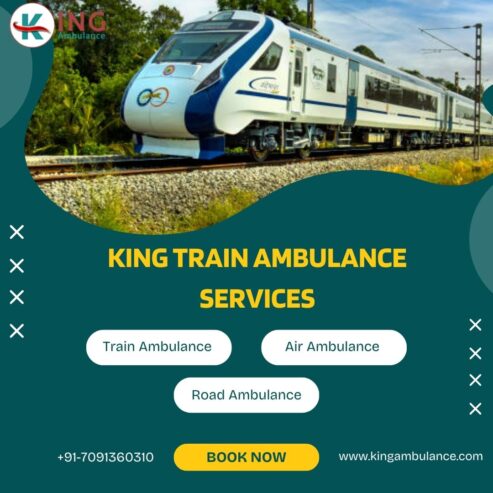 King Train Ambulance in Ranchi is the best option for transporting patients