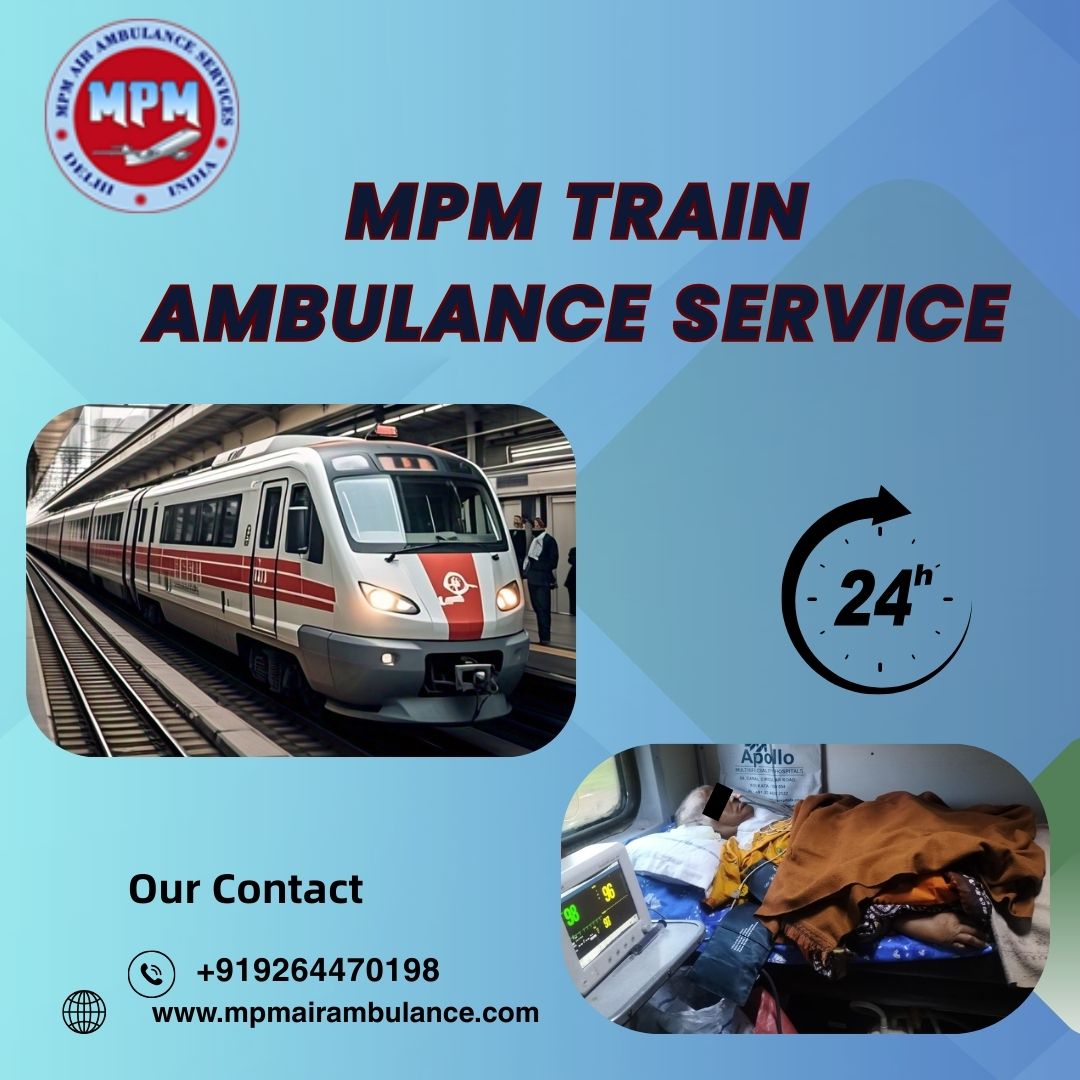 Easy movement of patients is possible through the MPM train ambulance in Ranchi