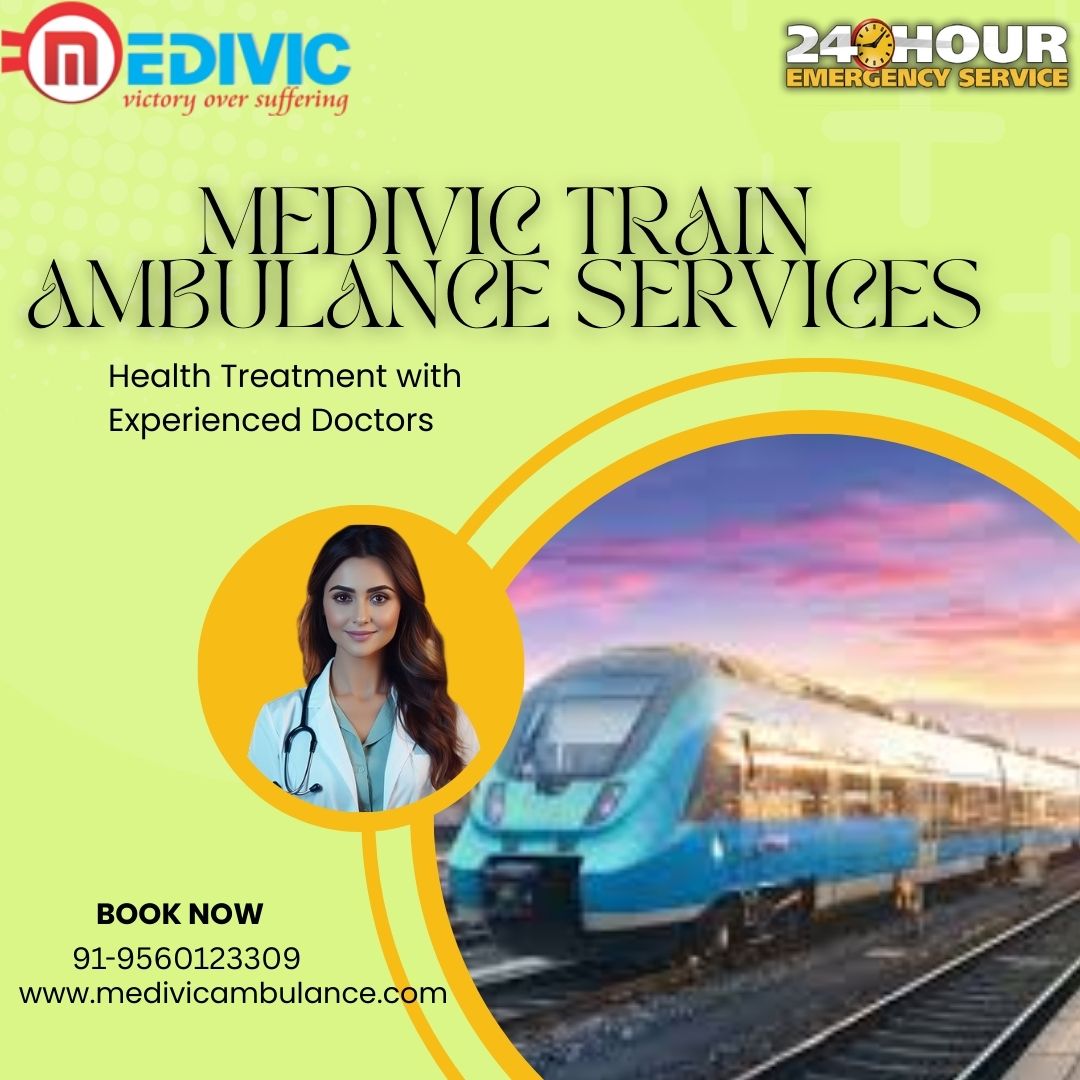 Medical Team Always Committed to Their Duties in Patna by Medivic Train Ambulance
