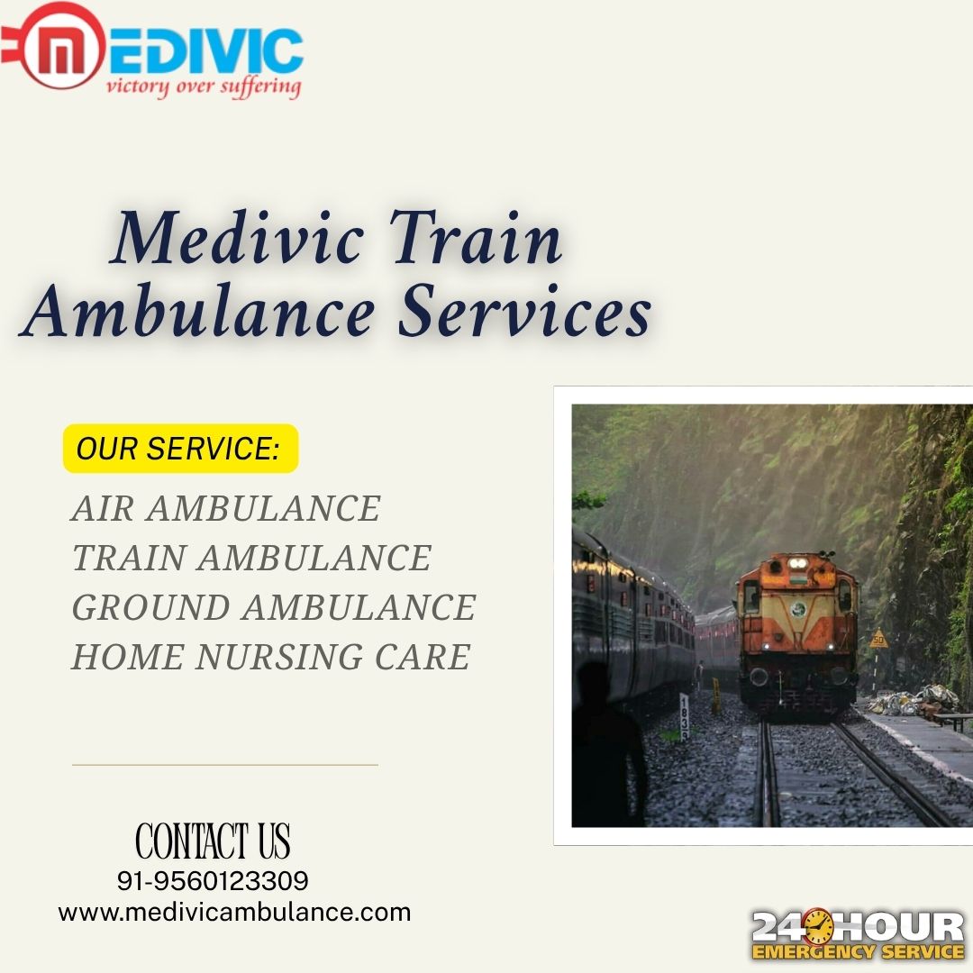 Medivic Train Ambulance Services in Bangalore provide the easiest booking and the lowest cost