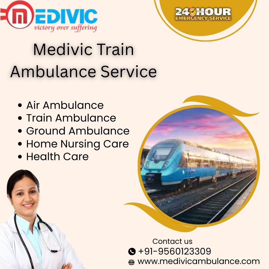 The Medivic Train Ambulance Arrives with Full-fledged Medical Team in Ranchi