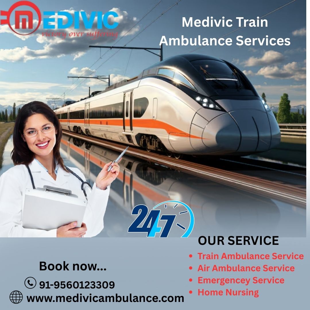 Medivic Train Ambulance in Bangalore ensures that patients get the best possible care