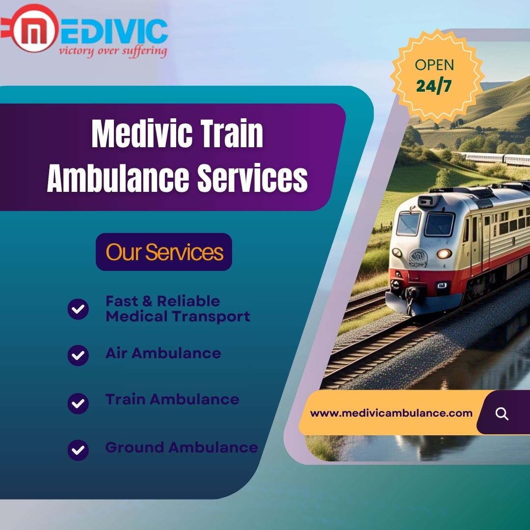 Medivic Offers Supportive Shifts for Sudden Medical Turns in Ranchi in a Train Ambulance