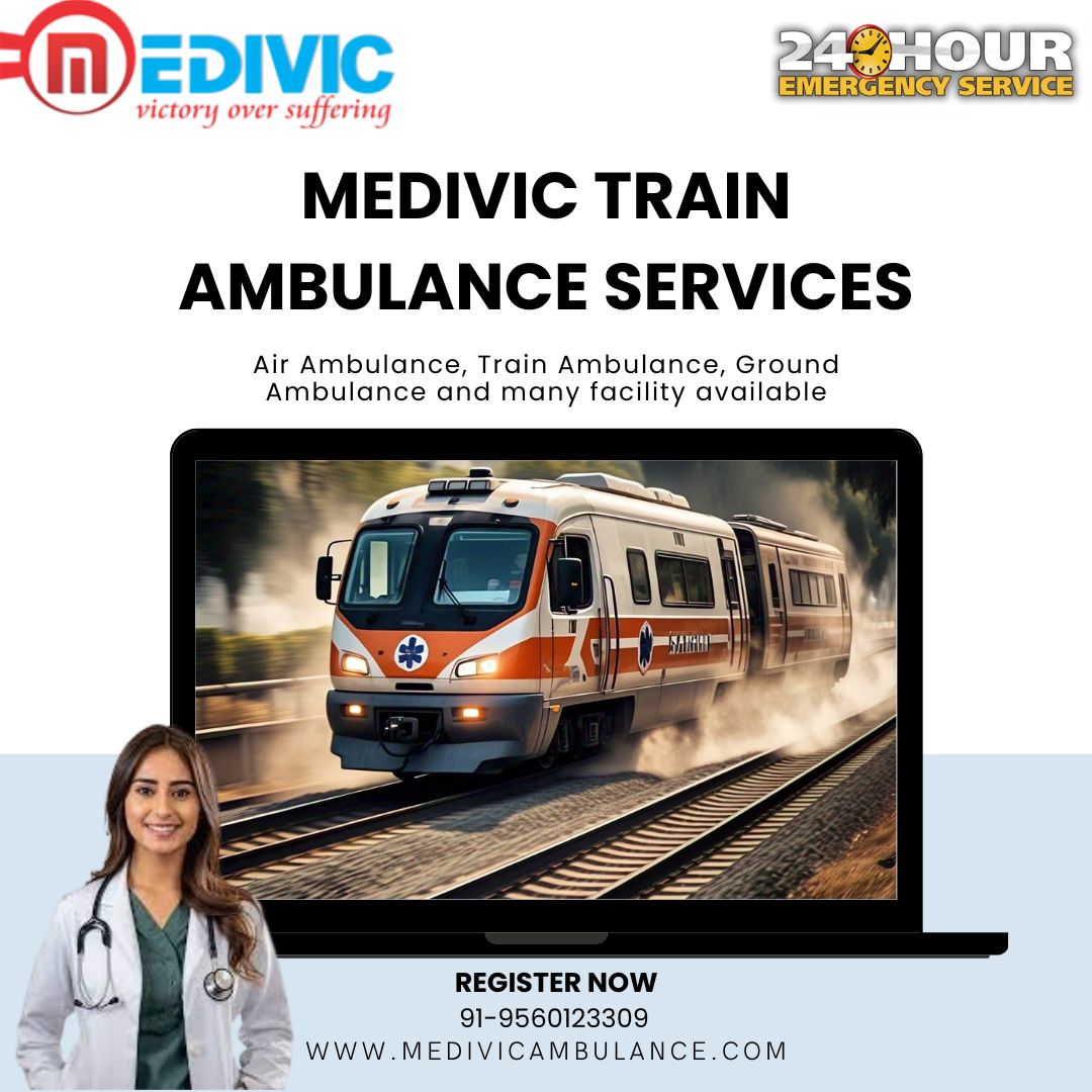 The Medivic Train Ambulance in Kolkata with an Entire Medical Team Arrives