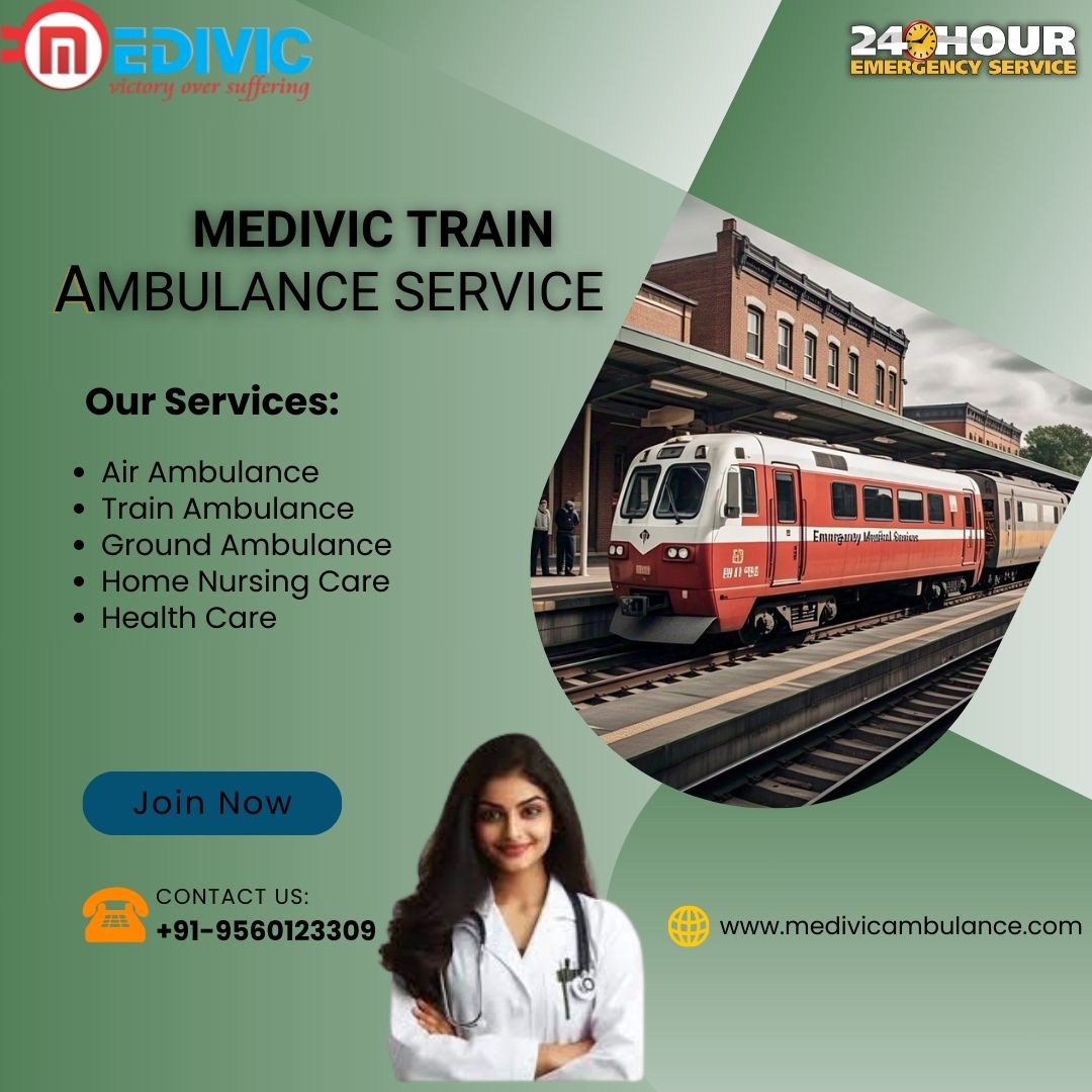 Medivic Furnishes an ICU Establishment on a handling Train in Guwahati on its Train Ambulance