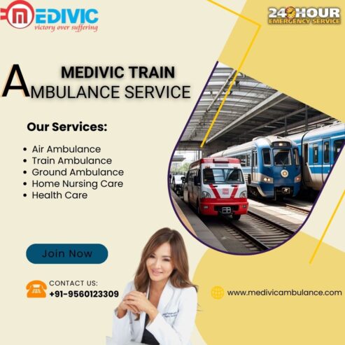 Patient cans Effortlessly Receive Shifting in Guwahati with Medivic Train Ambulance