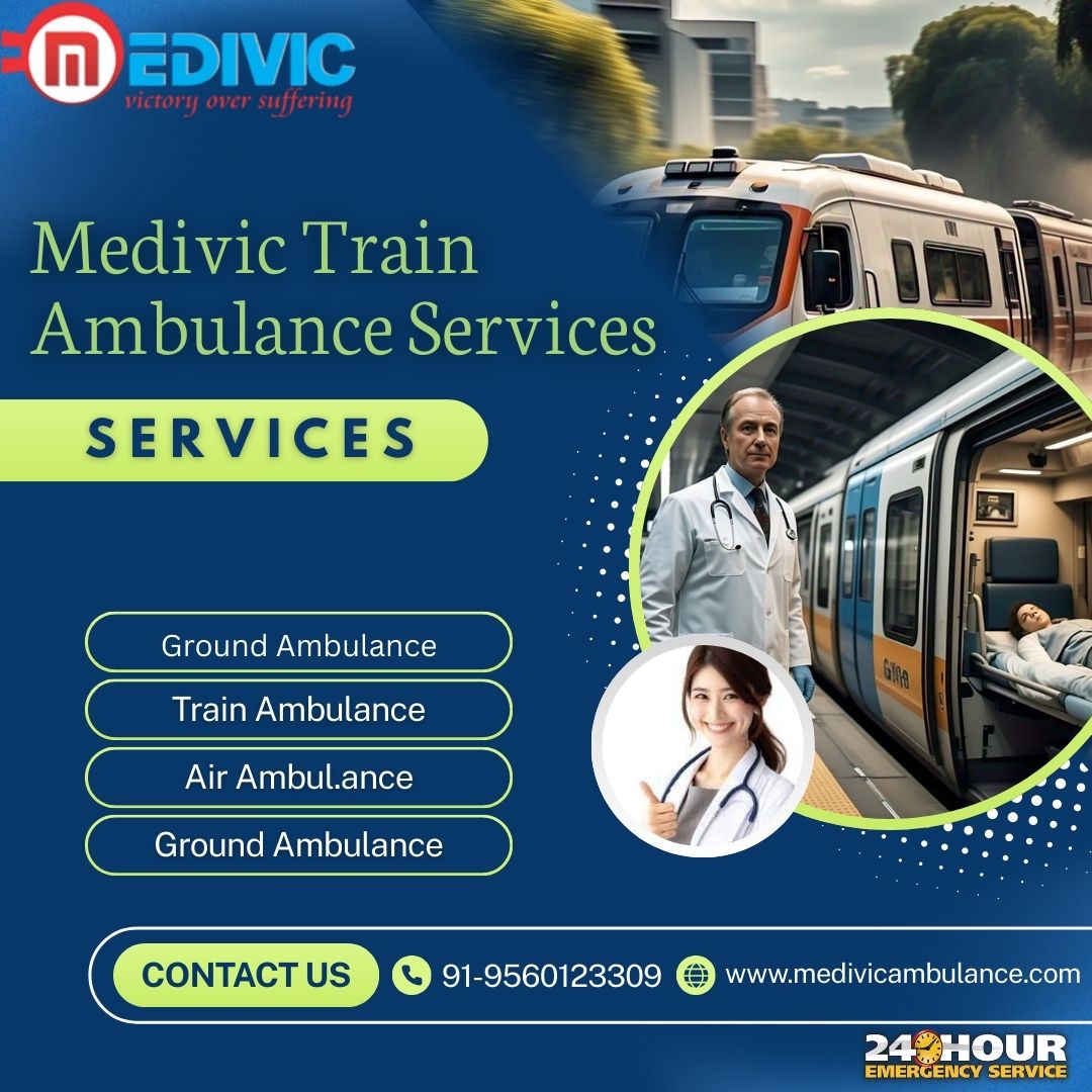 Medivic Makes Sure the Transfer Is Conducted Expertly in a Train Ambulance in Kolkata