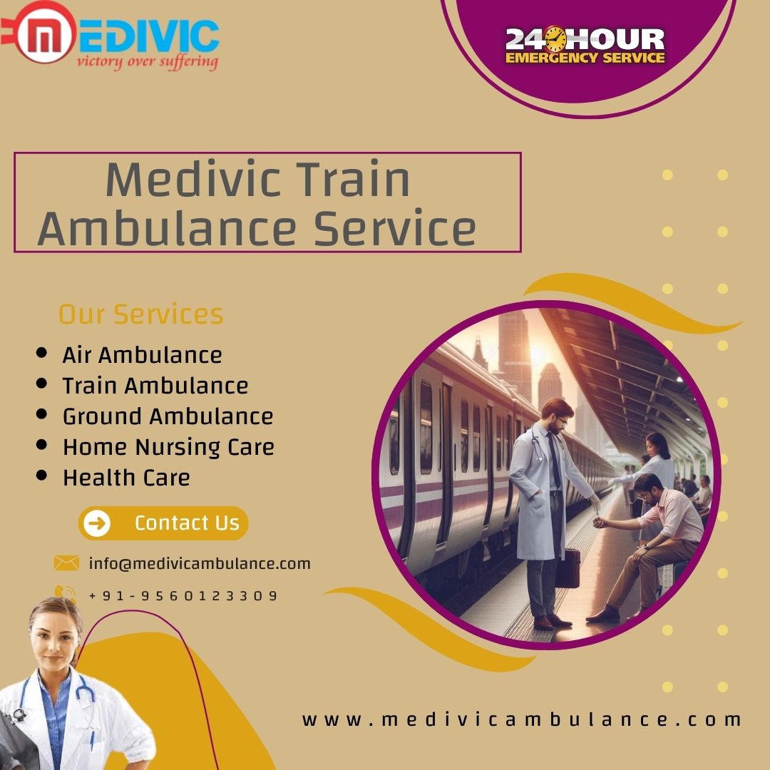 Unwanted delays during the move never utilize a Medivic Train Ambulance in Kolkata