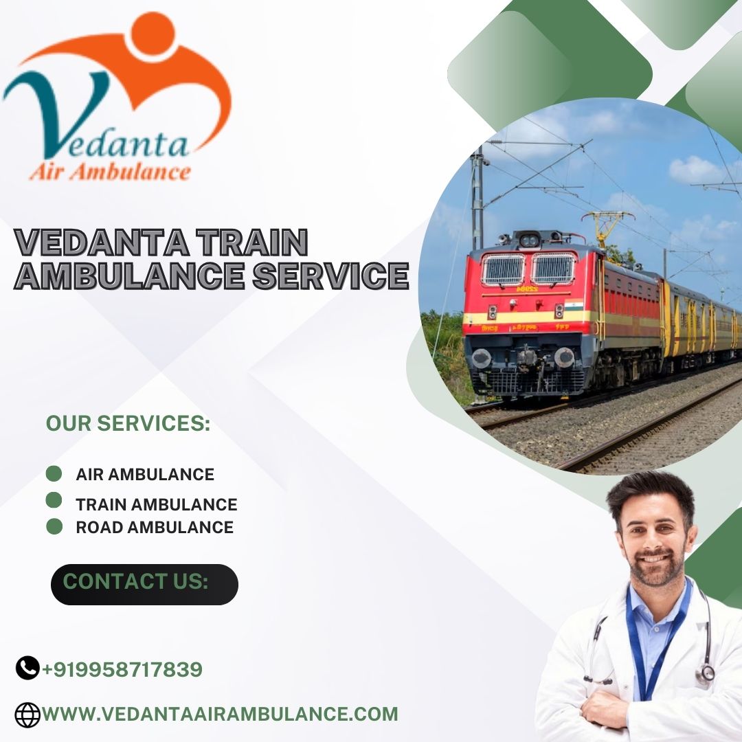 Vedanta’s train ambulance service in Kolkata features an excellent medical department