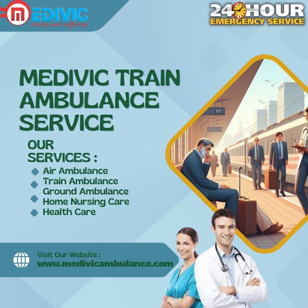 Medivic Train Ambulance provides further Top-Notch Care and secures services in Bangalore