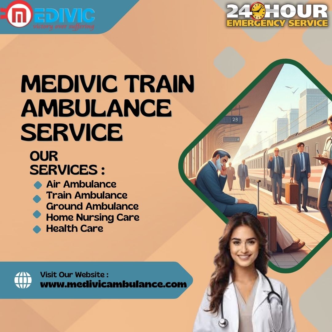 Medivic Train Ambulance Services in Bangalore furnishes families with comprehensive care