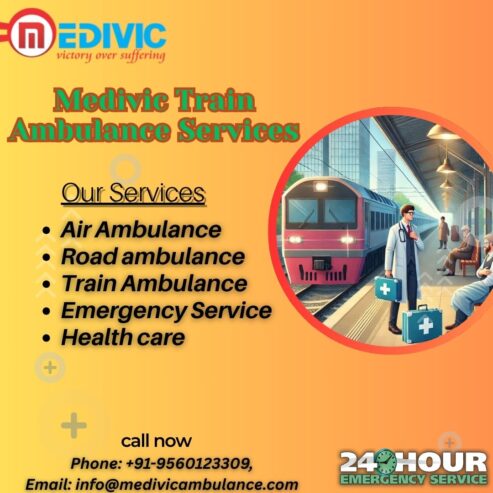 Medivic Train Ambulance in Kolkata Promotes Protection for Patients