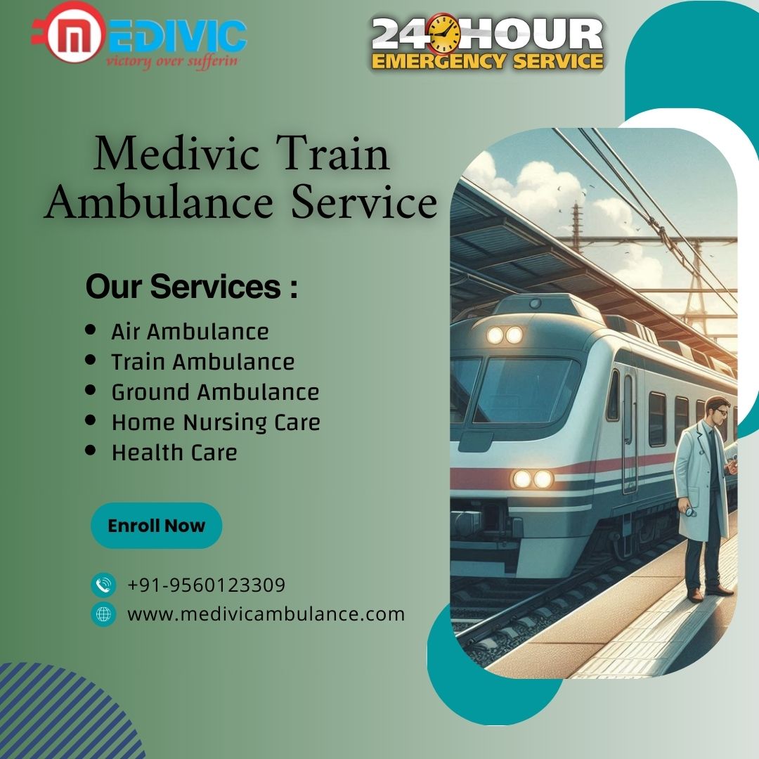 Medivic Train Ambulance is equipping the Expert Healthcare Unit in Patna at an inexpensive cost with a wholly equipped