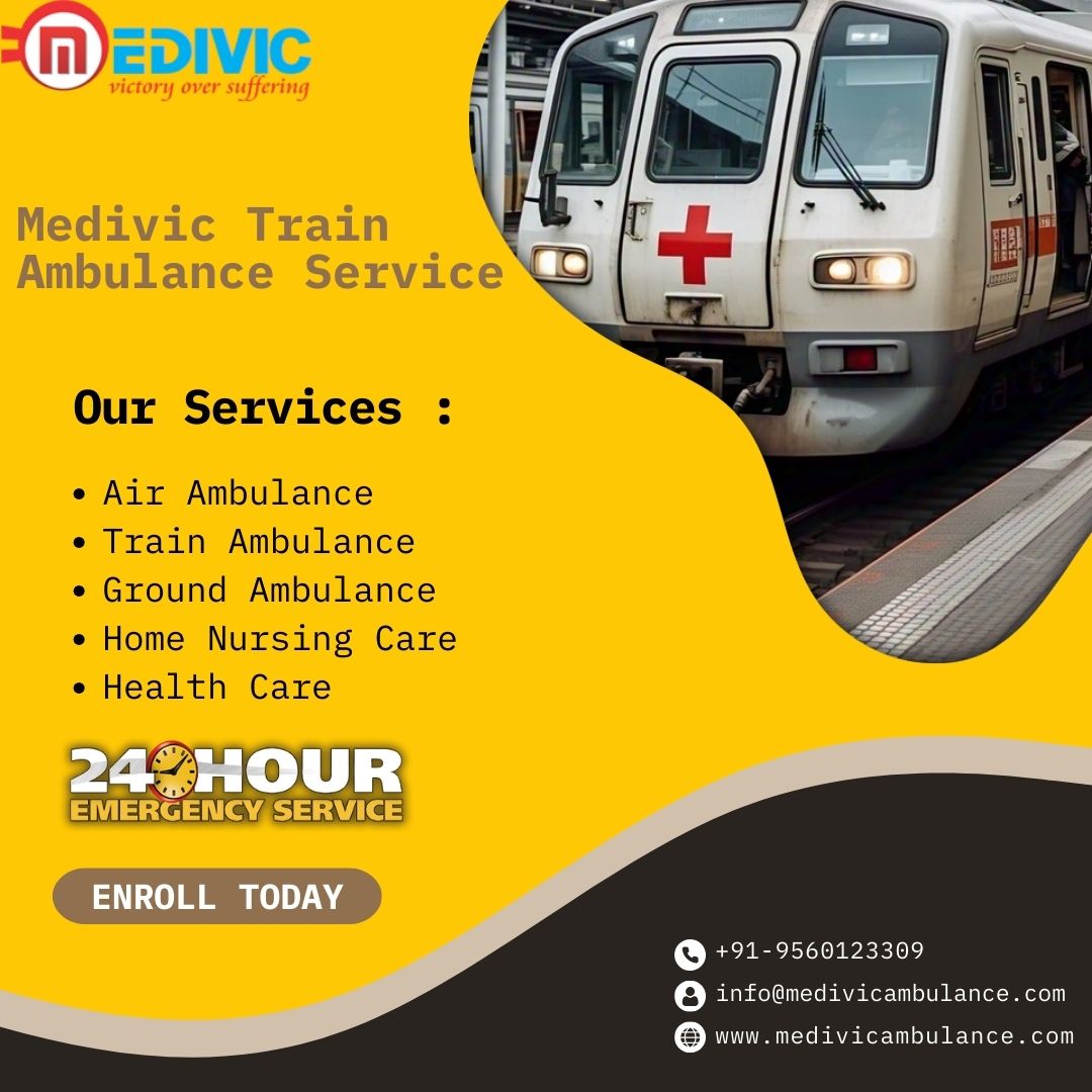 Medivic Train Ambulance is Fostering the Top-Notch Care and Security in Kolkata