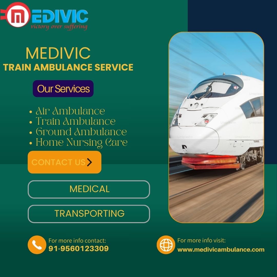 Medivic Offers Focused Transit When Health Matters in Ranchi in a Train Ambulance