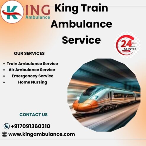 King Train Ambulance comes with a dedicated medical team in Darbhanga