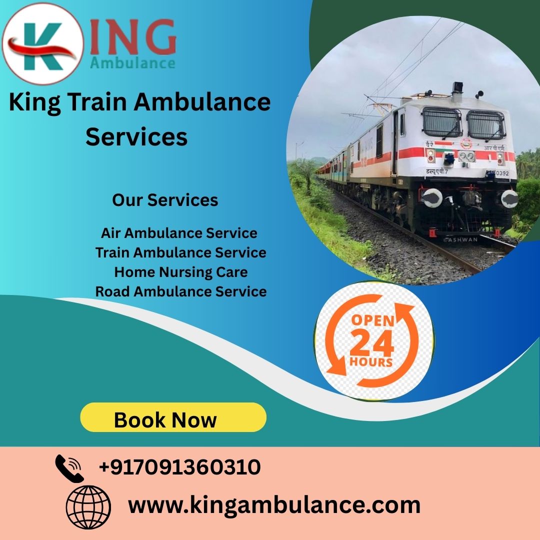 King has Access to the Latest Technology Train Ambulances for Transfer in Chennai