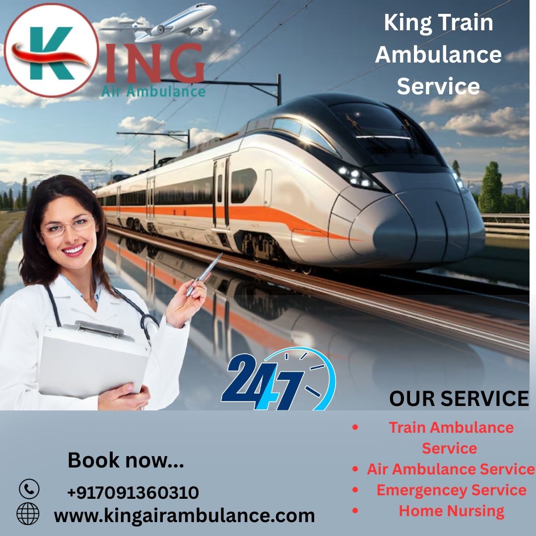 King Ensures No Trouble is laid while booking in Siliguri in a Train Ambulance