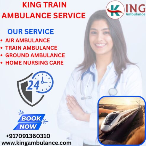 Good medical facilities are provided in Patna with the help of King Train Ambulance