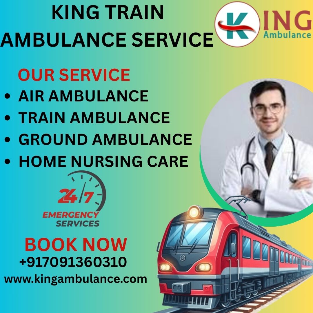 King has Come Forth as a Savior for People in Need in Patna with its Train Ambulance 