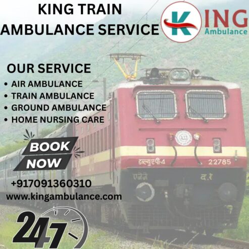 Many types of medical facilities are provided in King Train Ambulance