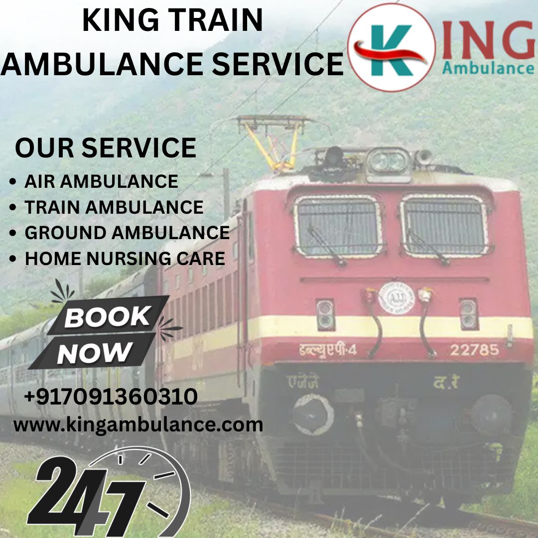 Many types of medical facilities are provided in King Train Ambulance