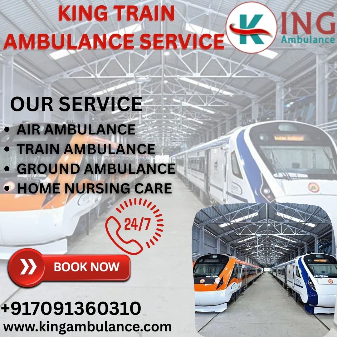 King Train Ambulance Transfer with brilliant Service in Mumbai