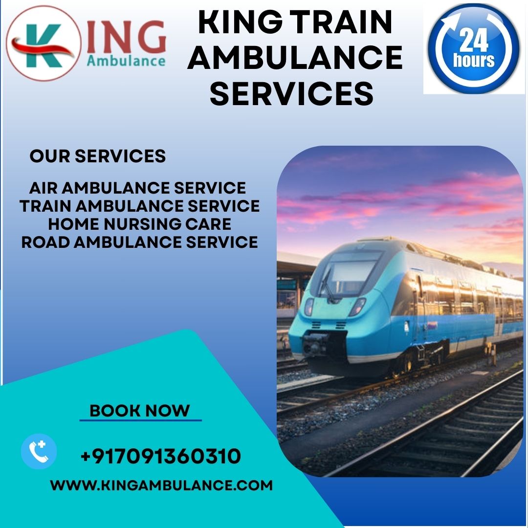 Book King Train Ambulance in Gorakhpur for fast and reliable transfer