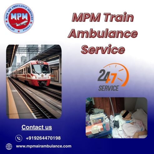 Call the MPM train ambulance for patient transfer to the major hospitals of Gorakhpur