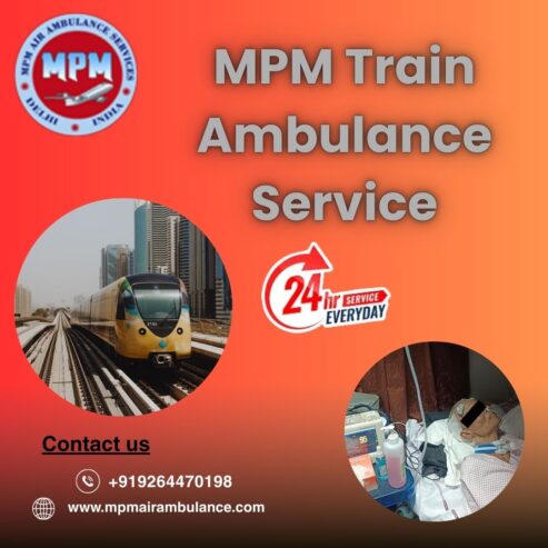 MPM provides the easiest and 24/7 train ambulance booking in Indore