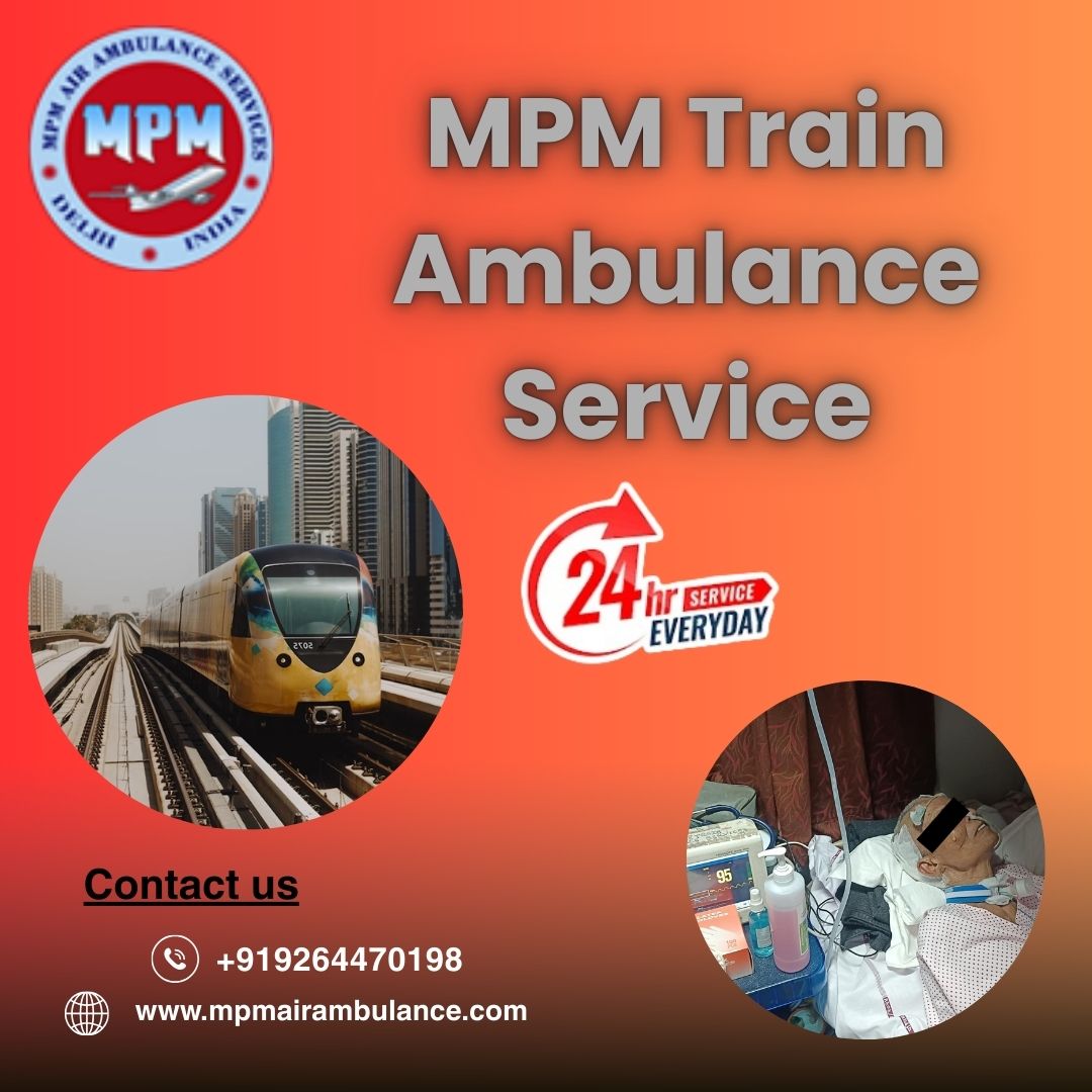 MPM provides the easiest and 24/7 train ambulance booking in Indore