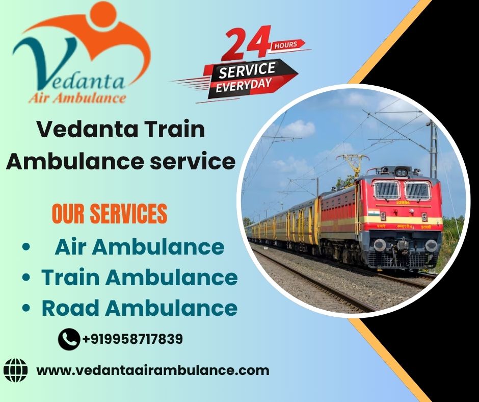 Vedanta provides high-efficiency transportation in a train ambulance for critical cases in Kolkata