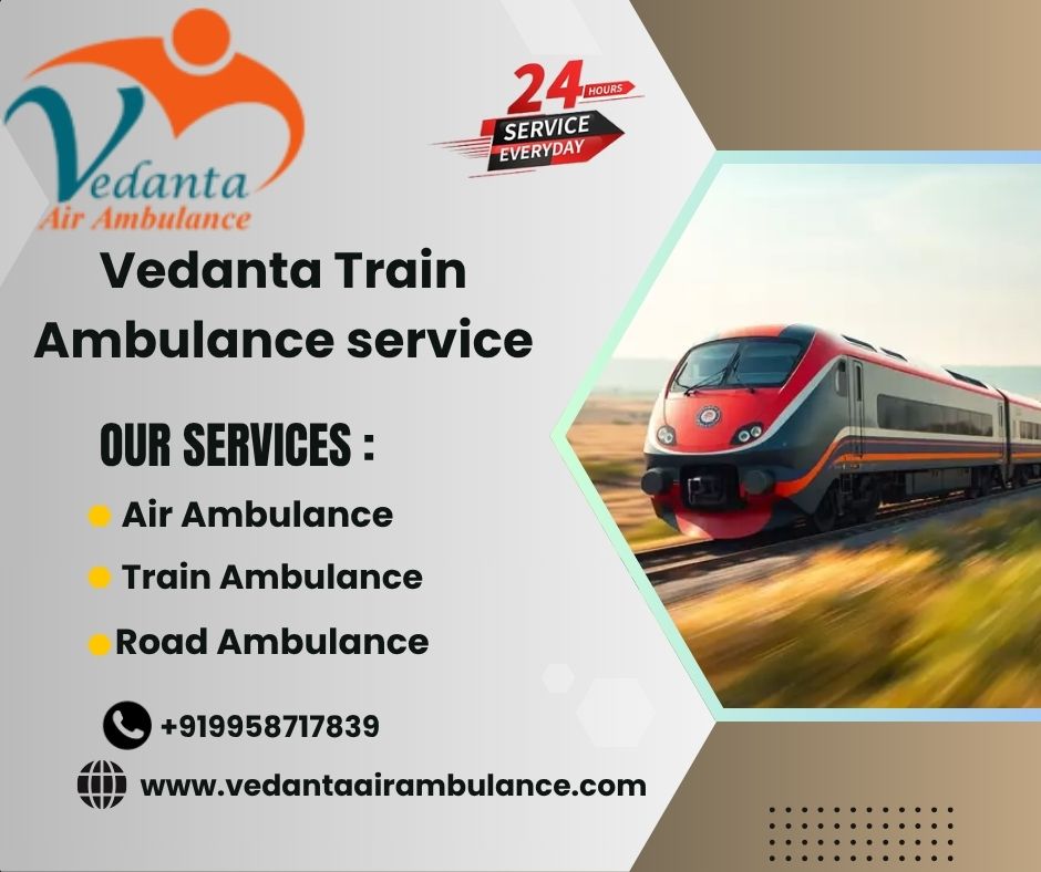 Vedanta Ambulance provides immediate assistance through train-based transit in Ranchi