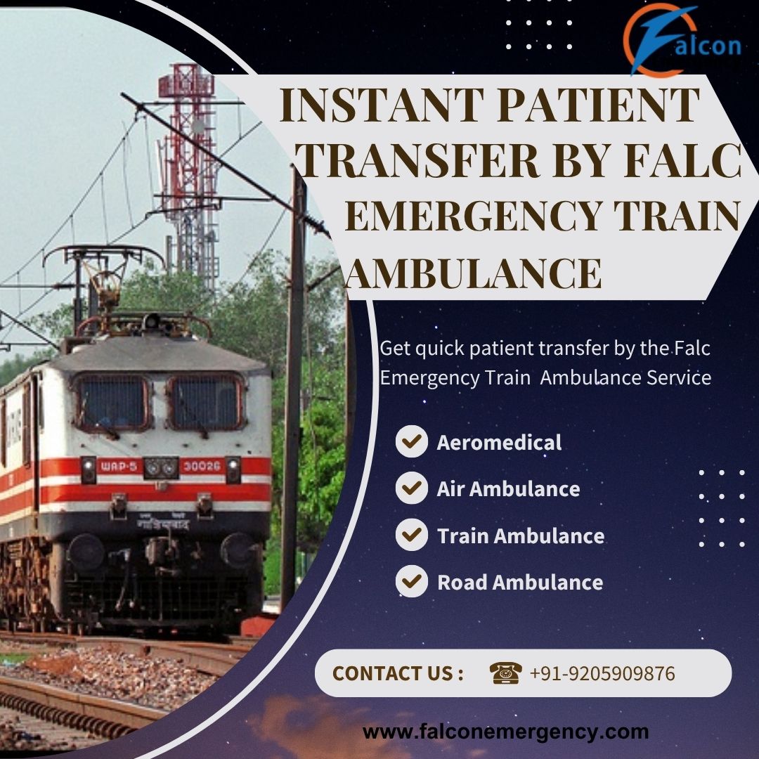 FALC Train Ambulance in Lucknow offers the best and comfortable transfer of patients in case of emergency