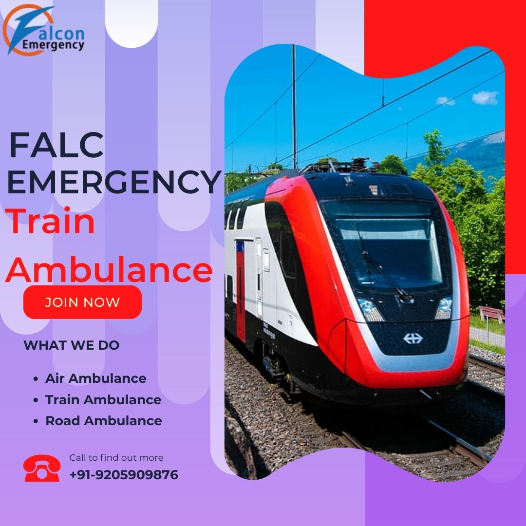 Avoid the Risk of Travelling with a Falc Emergency in Patna with a Train Ambulance