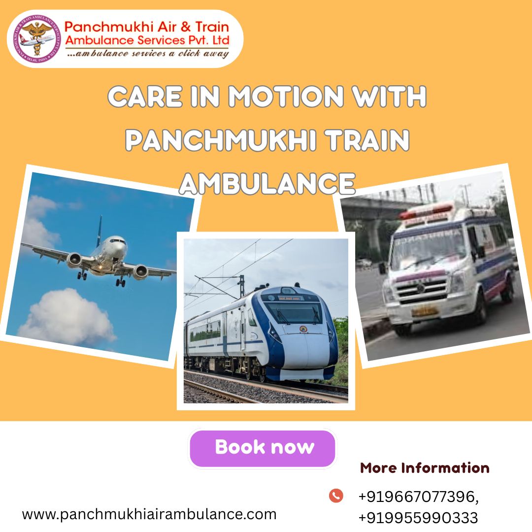 Use Panchmukhi Train Ambulance Service in Chennai to get immediate assistance