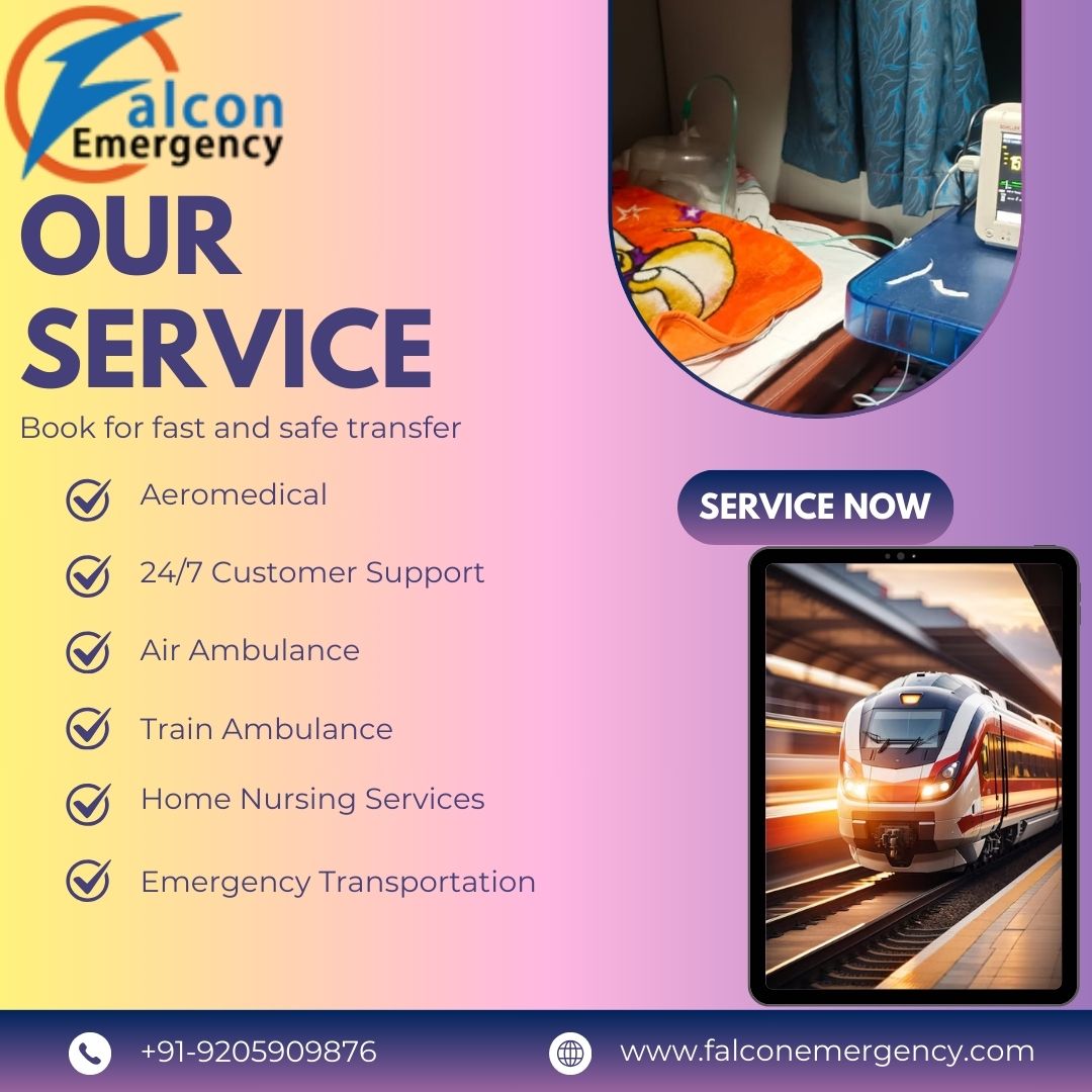 Falc Emergency Train Ambulance in Mumbai Transports Without any Unnecessary Hassles