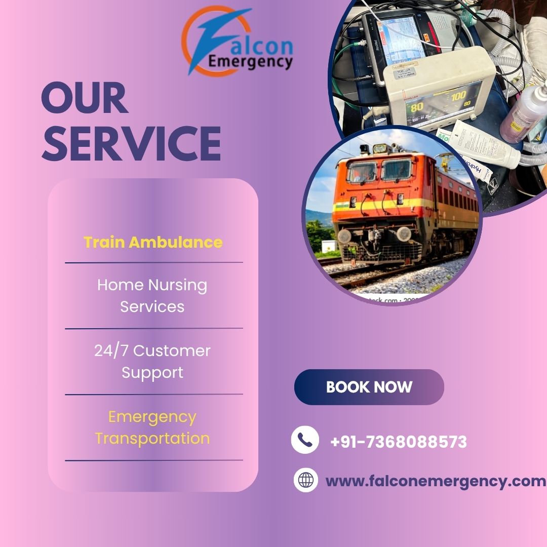 Falc Emergency Ensures Safest Shifting of Patients in Kolkata in a Train Ambulance