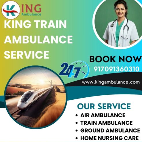 King Train Ambulance Service in Bangalore provides the best treatment to the patients at very affordable cost