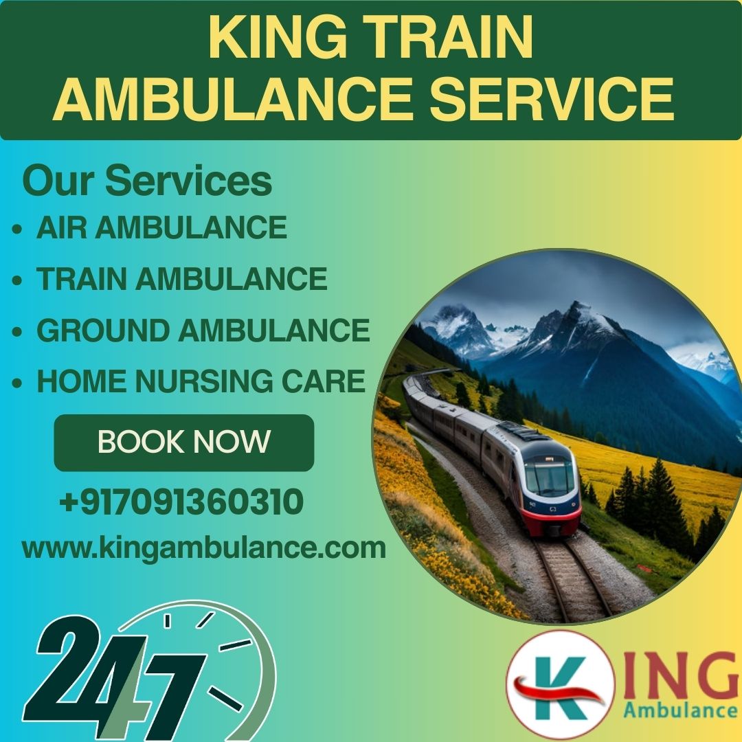 King Train Ambulance Service in Ranchi which treats the patients with high-level equipment