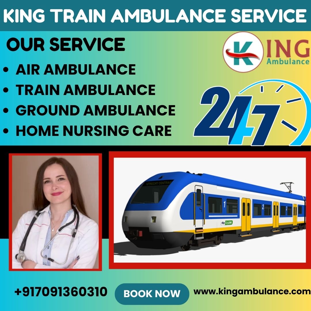 King Train Ambulance Service in Patna which provides the best experience to the patients