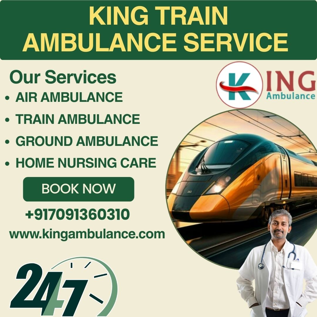 King Train Ambulance Service in Mumbai provides high level medical care to sick person