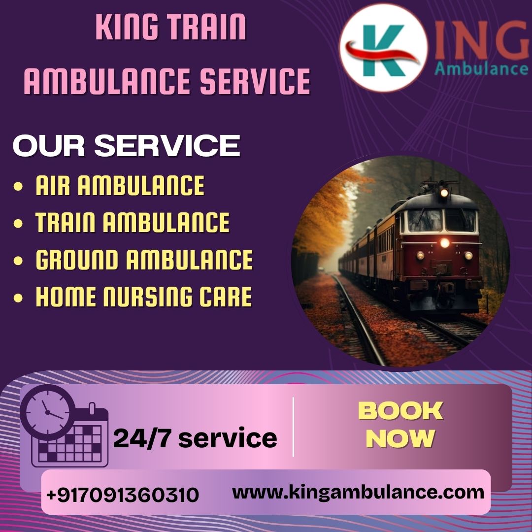 King Train Ambulance Service in Bangalore provides a great experience to patients