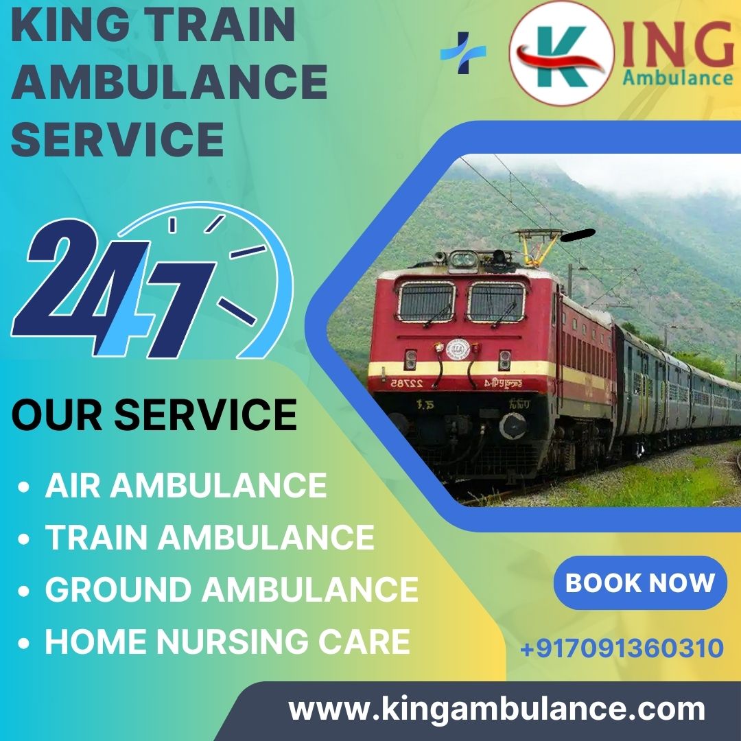 King Train Ambulance Service in Kolkata transports patients to other hospitals easily