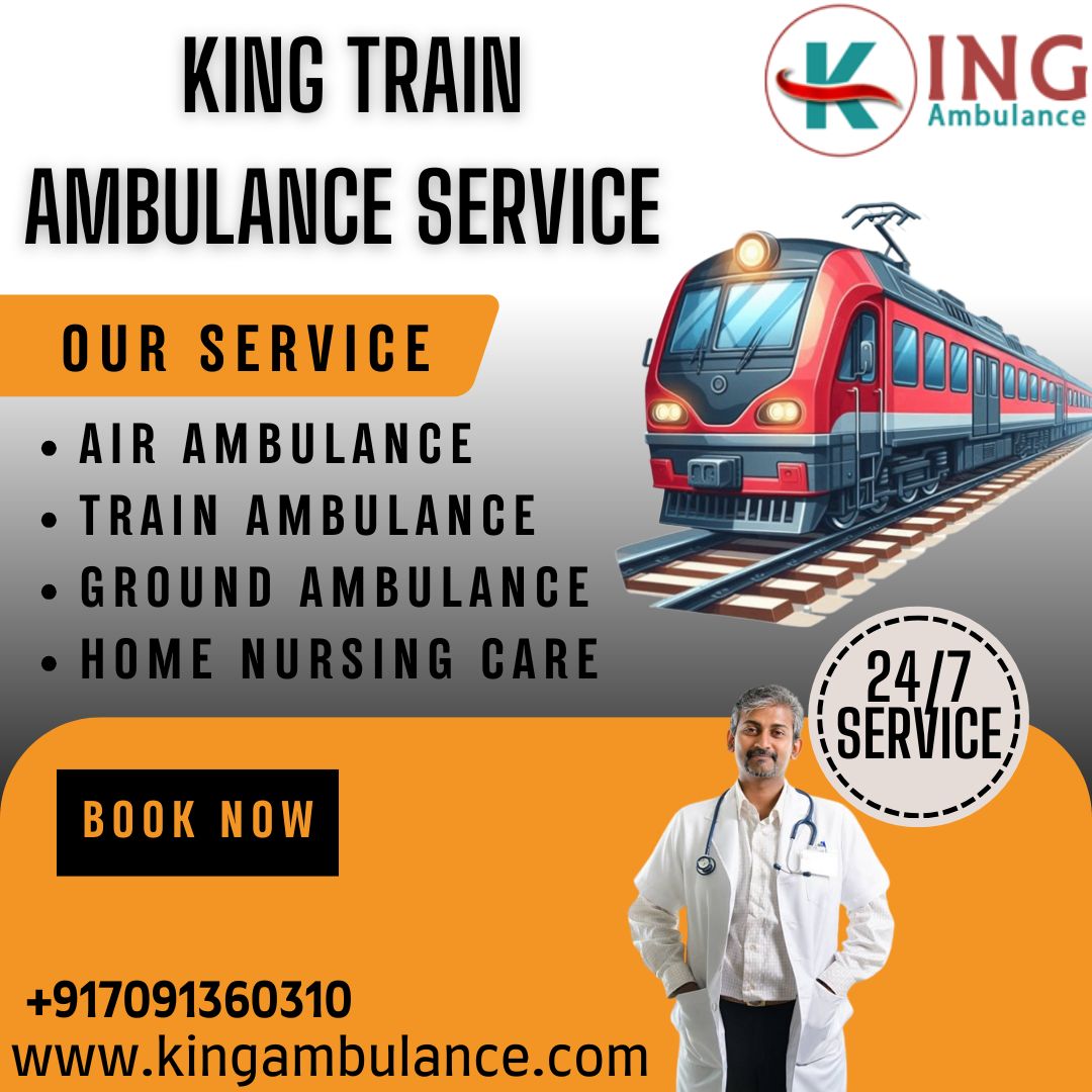 King Train Ambulance Service in Mumbai provides special care to critically injured patients