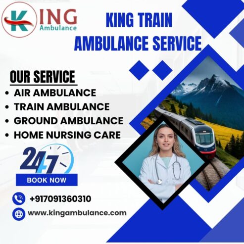 King Train Ambulance shows Medical Transfer with Efficiency and Dedication in Varanasi