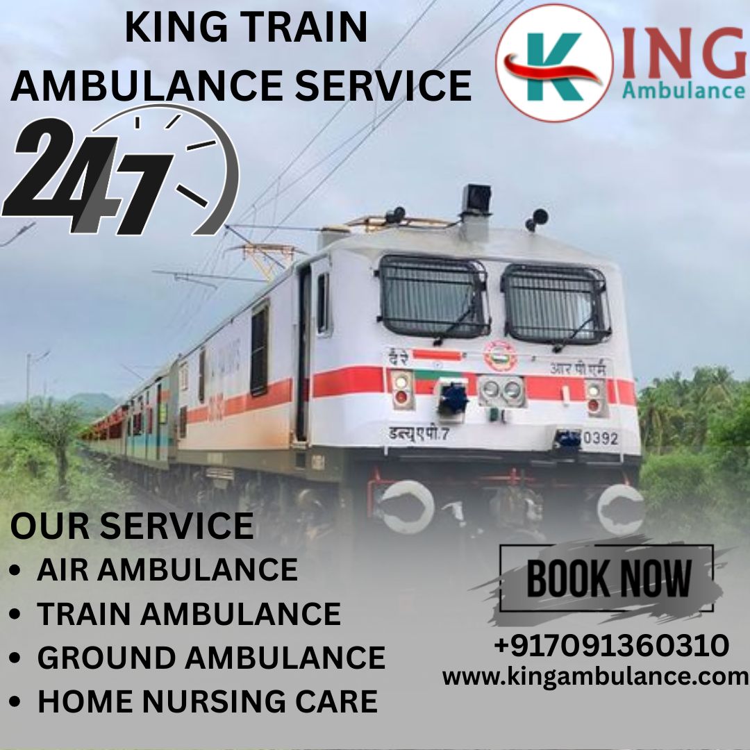 King Train Ambulance Service in Dibrugarh provides reliable assistance